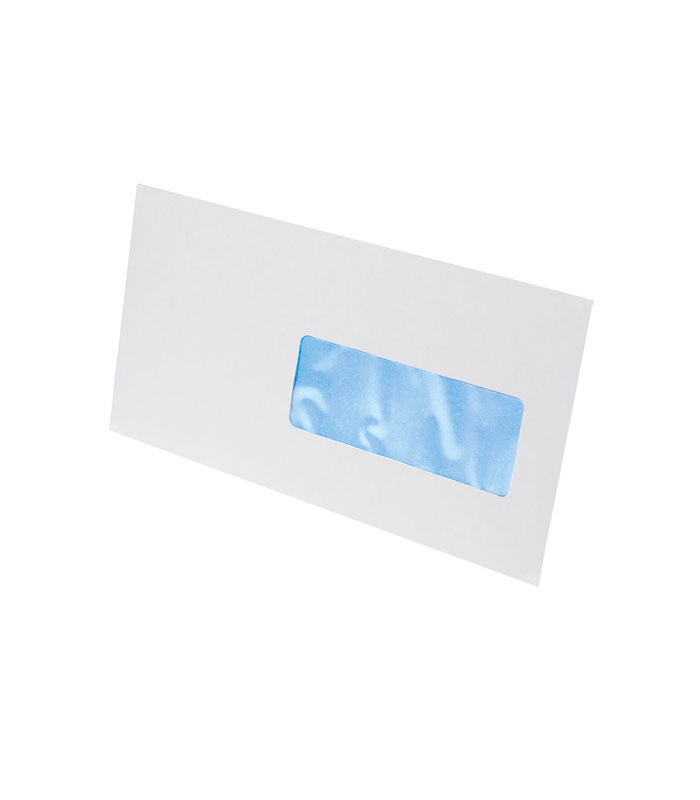 Enveloppes format US, bande adhésive, fenêtre à droite (500 pc.) – GALLERY
