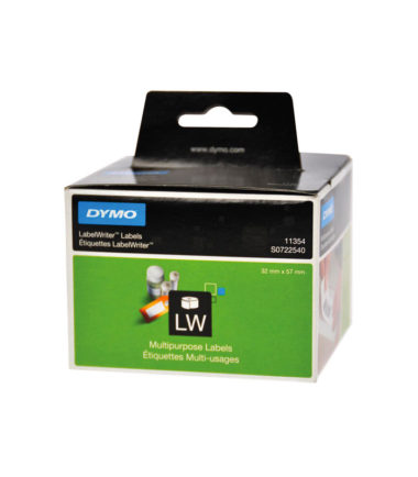 Etiquettes LabelWriter amovible, blanc, 57 x 32 mm (1000 étiquettes) – DYMO