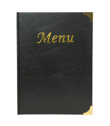 Securit menu Basic noir (A4)