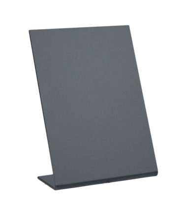 Securit ardoise de table L-forme, 3 pièces (A6)