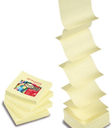 Post-it Z-Notes Pergamy, jaune, bloc de 100 feuilles