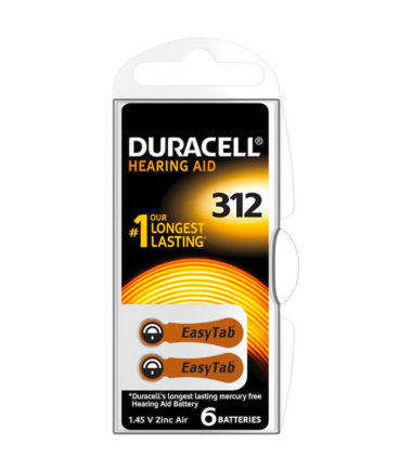 Pile auditive DA13 (6 pc.) – Duracell