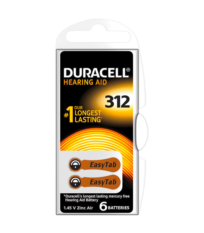 Pile auditive DA13 (6 pc.) – Duracell