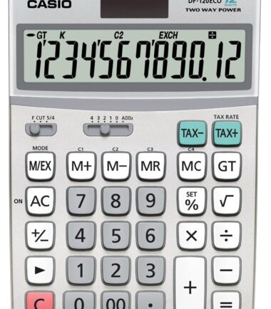 Calculatrice de bureau CASIO DF-120 ECO