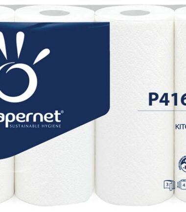 Essuie-tout Superior, 3 plis, 51 feuilles, paquet de 4 rouleaux - Papernet