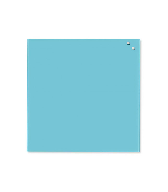 Tableau en verre magnétique turquoise (45x45) - NAGA