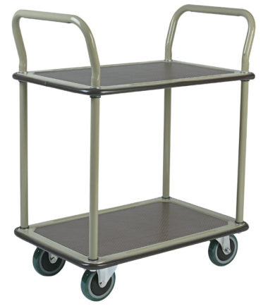 Chariot utilitaire avec 2 plateaux Safetool