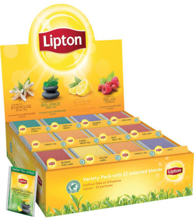 The vert, display de 180 sachets