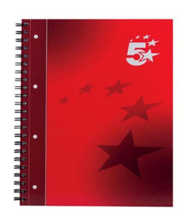 Note book avec spirales - 5 Star