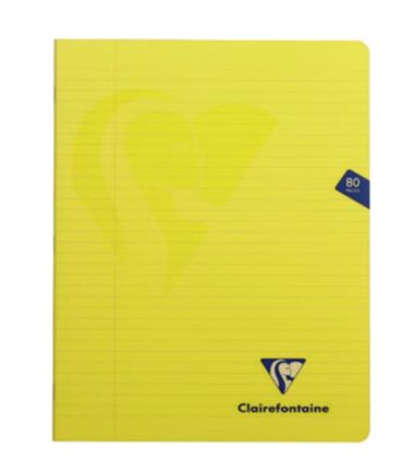 Cahier Mimesys Clairefontaine A4 - ligné - couverture PP - 10 pcs