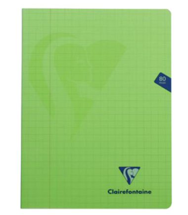 Cahier Mimesys Clairefontaine A4 - quadrillé - 80 pges - 10 pcs
