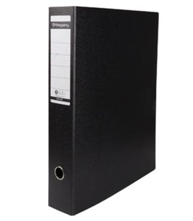 Pergamy classeur, pour format A3 portrait, dos de 8 cm, noir