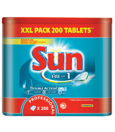 Tablettes pour lave-vaisselle All In 1, paquet de 200 pièces - SUN