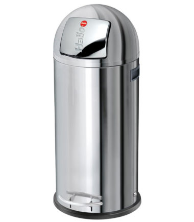 Poubelle à pédale Kick Maxx 38 litre, inox - HAILO