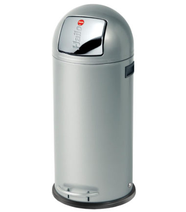 Poubelle à pédale Kick Maxx 38 litre, acier - HAILO