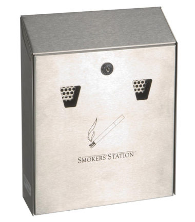 Cendrier mural en acier galvanisé - Rubbermaid