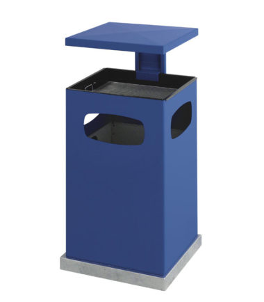 Poubelle et cendrier avec un toit détachable et un bac intérieur - EKO