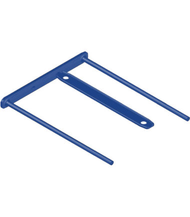 Relieur D-Clip bleu, boîte de 100 pièces