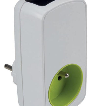 Prise alimentation avec minuterie, blanc, pour la Belgique - PEREL