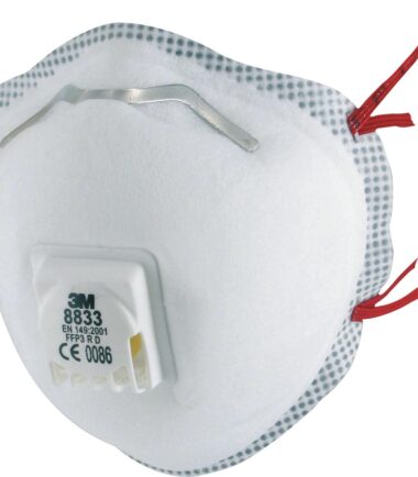 3M masque anti-poussière Aura, en forme de coque, avec valve, FFP3, blister de 2 pièces