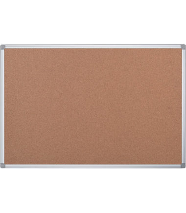 Tableau en liège avec cadre en aluminium