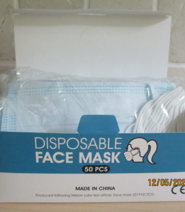 Masque 3-layer réf. MT01  - norme CNAS & FDA - en boîte de 50 pièces