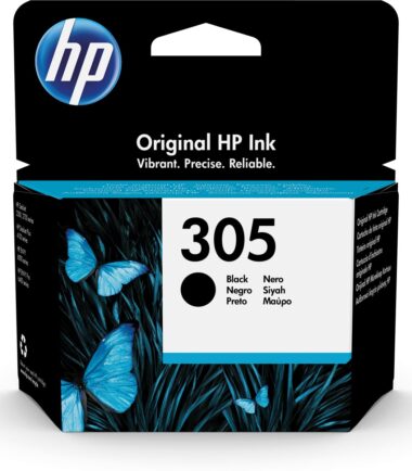 HP cartouche d'encre 305, 120 pages, OEM 3YM61AE, noir