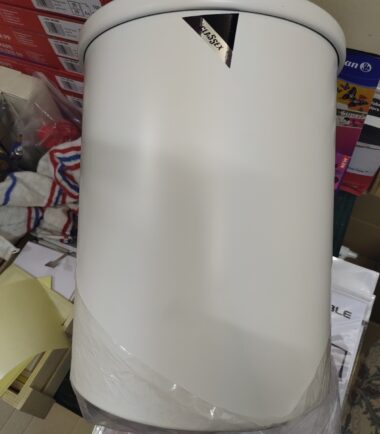 Poubelle métallique blanche Classex