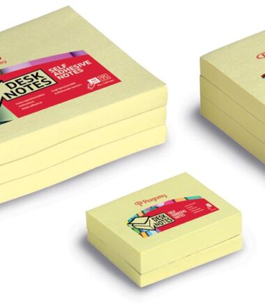 Notes, ft 76 x 76 mm, jaune