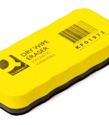 Brosse effaceur, magnétique, lavable, jaune