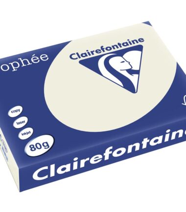 Rame de 500 feuilles A4 Clairefontaine Trophée 80 gr - réf. 1788 coloris gris perle