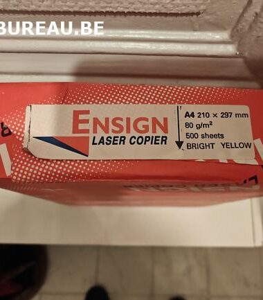 Rames de 500 feuilles 80gr A4 coloris jaune