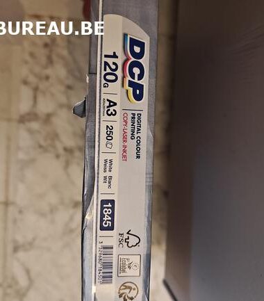 Rames de 250 feuilles 120gr A3 coloris blanc