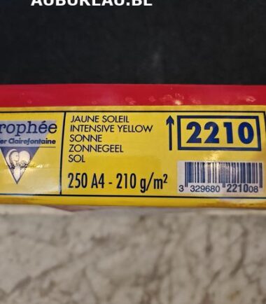 Rames de 250 feuilles 210gr A4 coloris jaune soleil