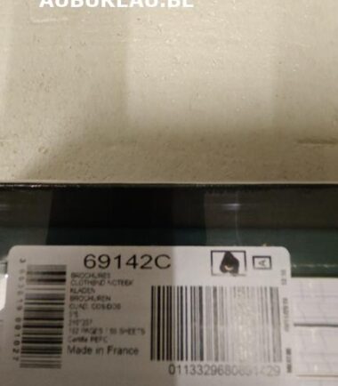 Cahiers brochure dos toilé A4 avec 192 pages quadrillé réf. 69142C