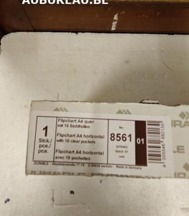 Flipchart A4 horizontal avec 10 pochettes