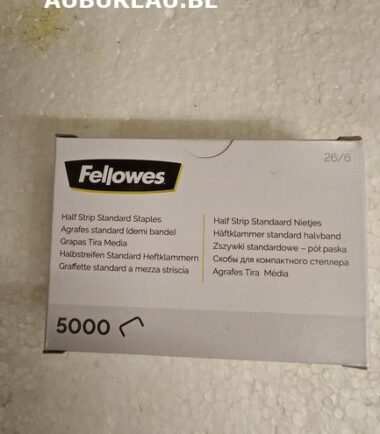 Bte de 5000 agrafes 26/6 Fellowes