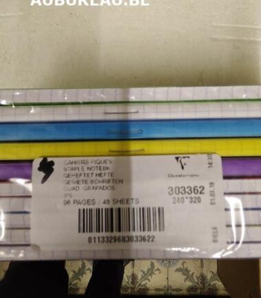 CAHIERS PIQUÉS format 240 x 320