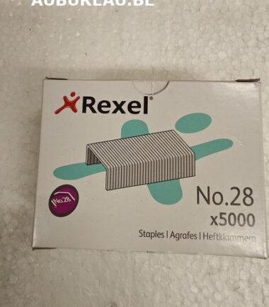 Bte de 5000 agrafes REXEL n° 28