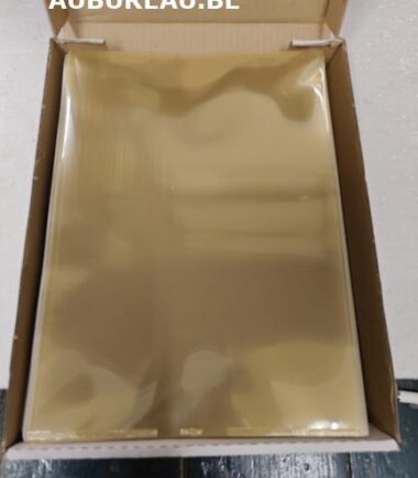 Bte de 100 fardes L transparentes coloris jaune