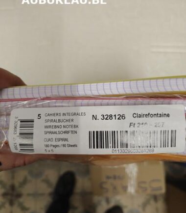 Cahier reliure intégrale Linicolor - quadrillé - format A4