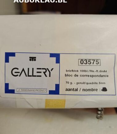 Bloc de correspondance réf. 03575 - quadrillé