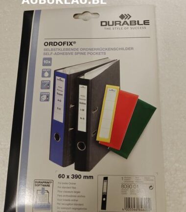Dos pour classeur ORDOFIX