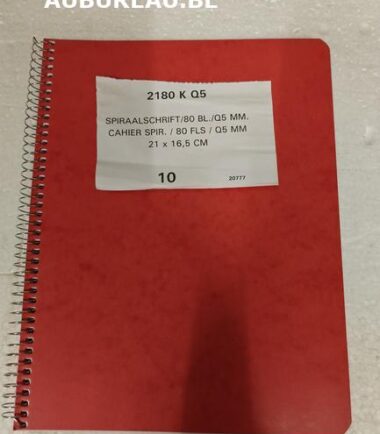 Cahier spirales réf. 2180 K Q5