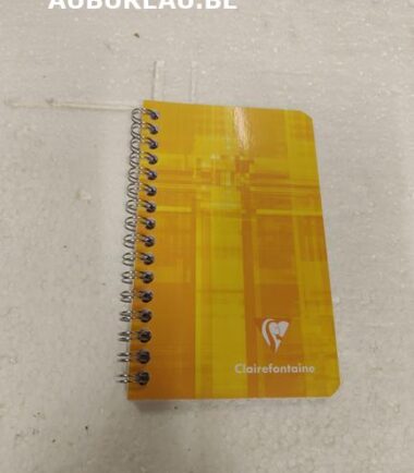 Clairefontaine-Carnet spirale quadrillé format 9,5 x 14