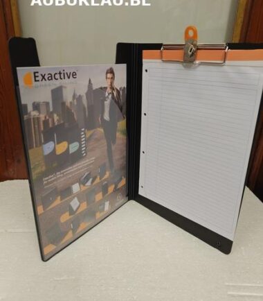 Exactive®-Exacompta Exaboard double porte bloc avec pince et élastique réf 52134E