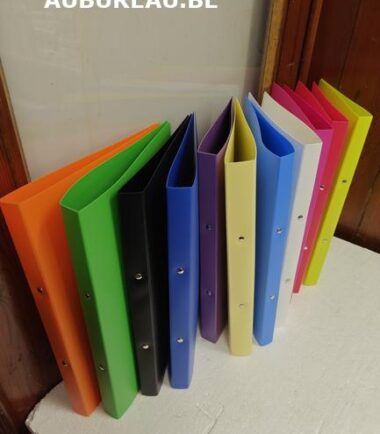 Lot de 11 classeurs 2 anneaux couverture plastique