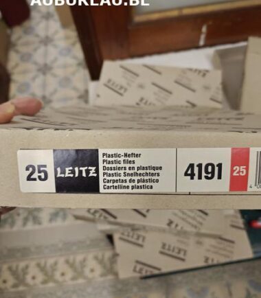 Bte de 25 fardes à devis Leitz réf. 4191 rouge