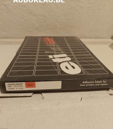 Bte de 100 feuilles A4 d'étiquettes 70 x 71,9 mm réf. 31800034