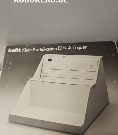 Bte à fiches Helit DIN A 5 quer coloris noir